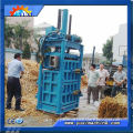 Vertical used clothes and textile compress baler machine